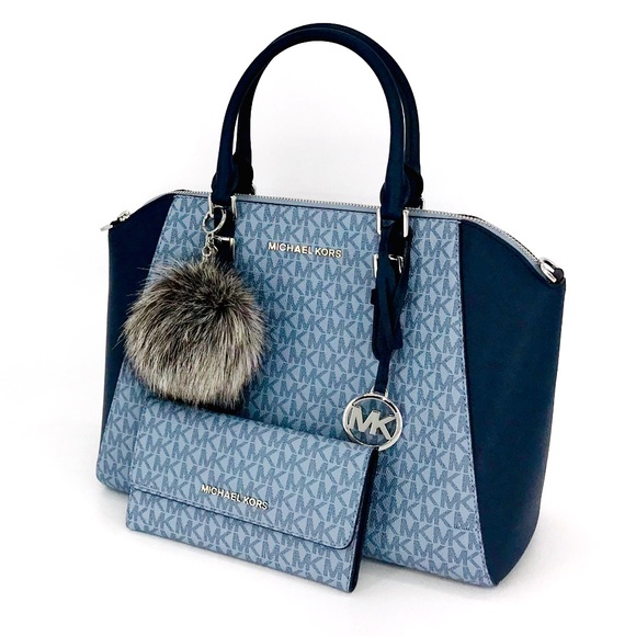 3PCS Michael Kors Ciara LG Satchel Wallet Charms - Picture 2 of 8